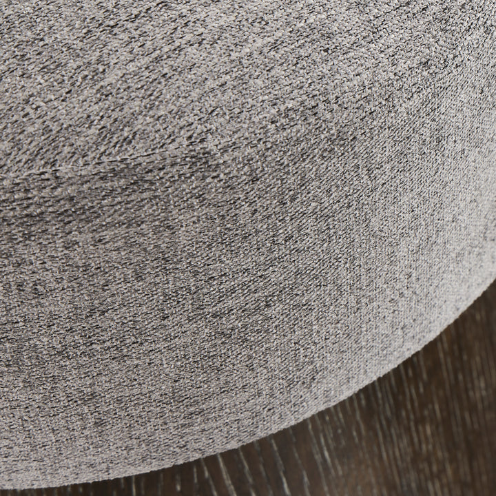 Linea Cerused Charcoal Round Bench