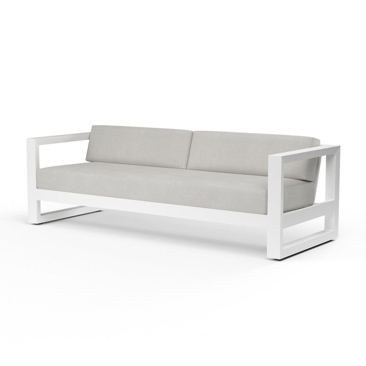 Outdoor Sofas and Sectionals Newport Sofa in Cast Silver, No Welt