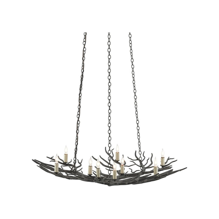 Rainforest Small Bronze Chandelier