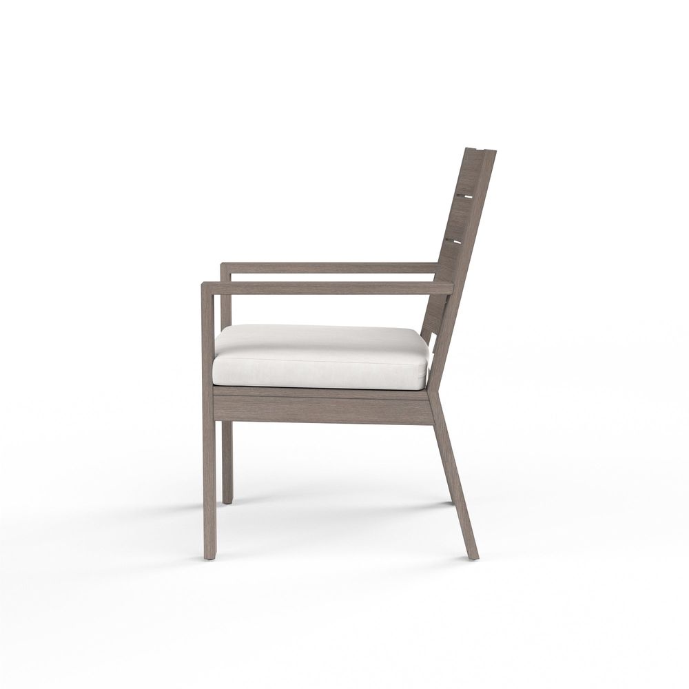 Outdoor Dining Chairs Laguna Dining Chair in Canvas Flax, No Welt