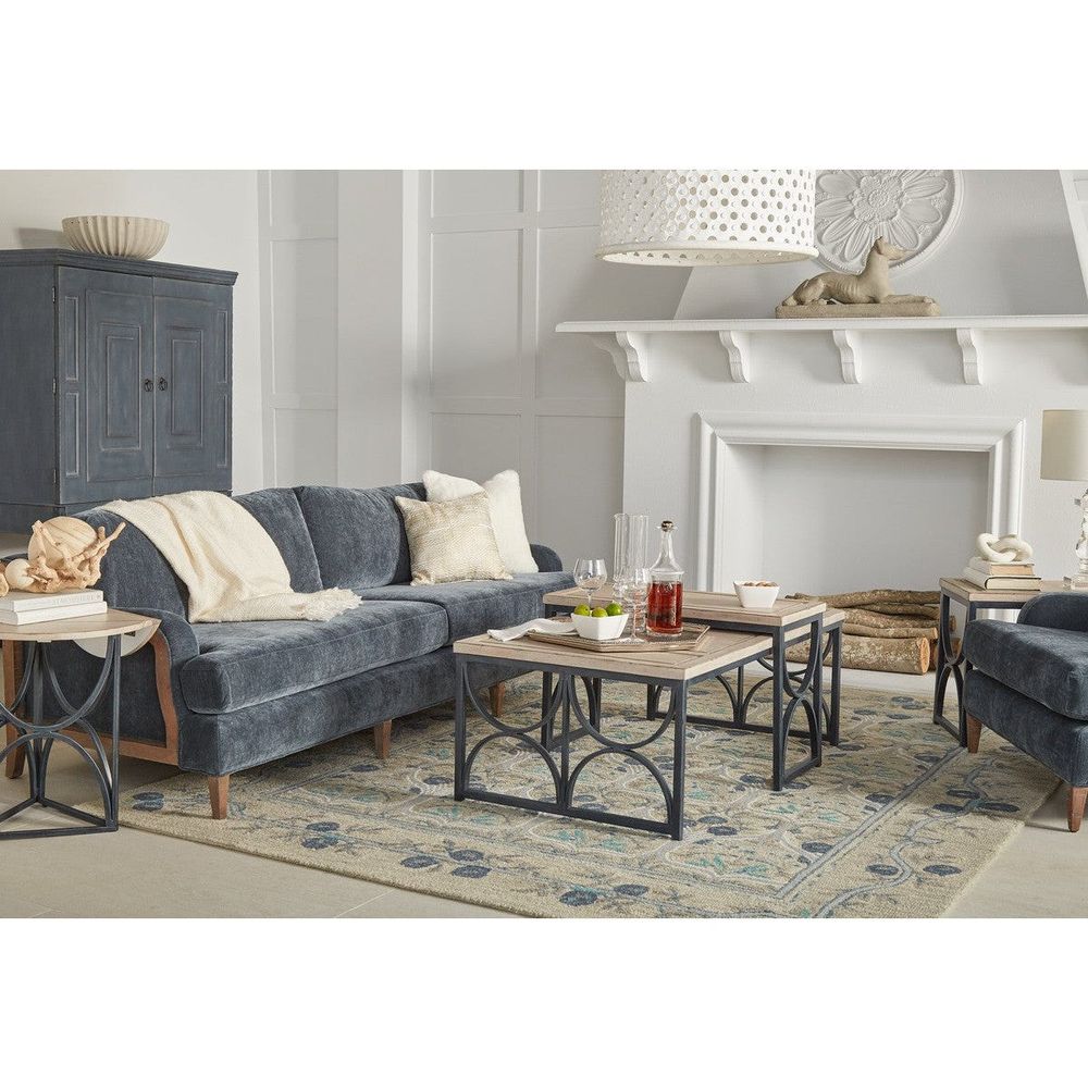 Coffee Tables Alcove Metal Cocktail Table - White