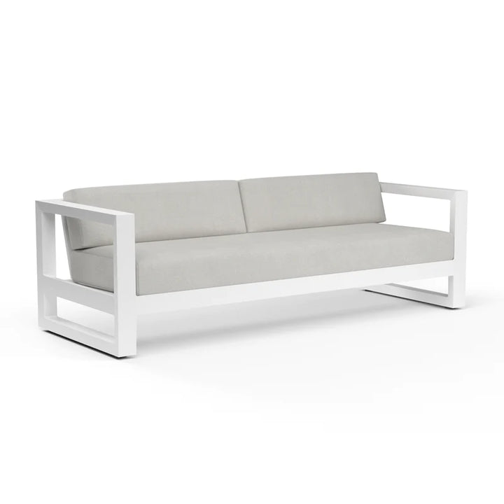 Outdoor Sofas and Sectionals Newport Sofa in Cast Silver, No Welt