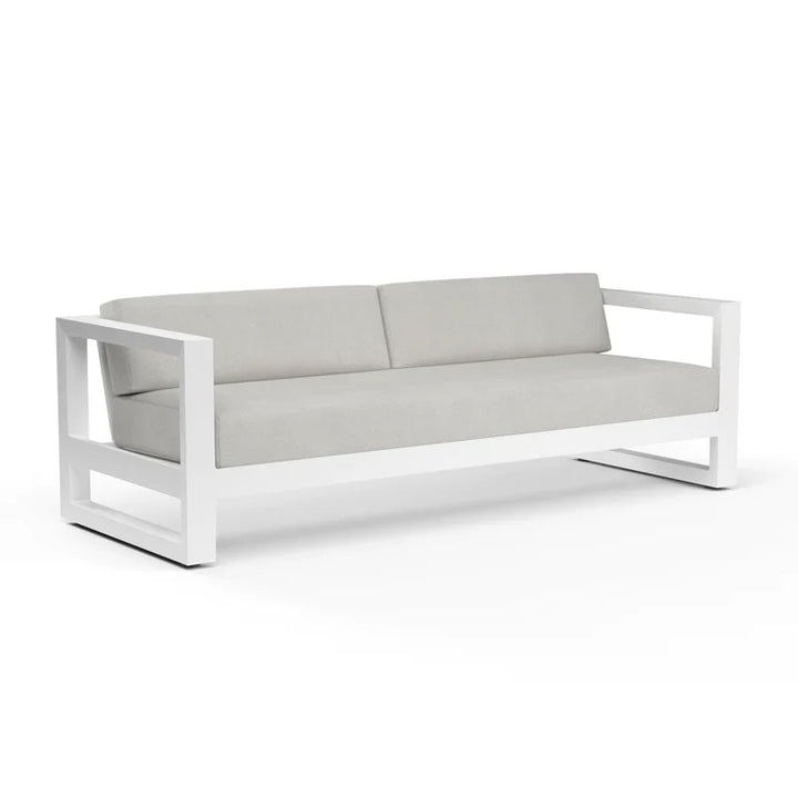 Outdoor Sofas and Sectionals Newport Sofa in Cast Silver, No Welt