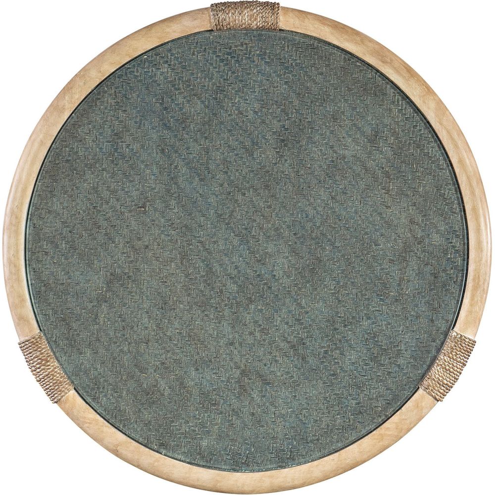 Side Tables Retreat Raffia End Table - Blues