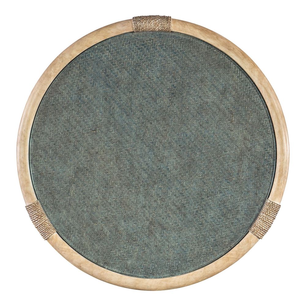 Side Tables Solace Raffia End Table - Blues