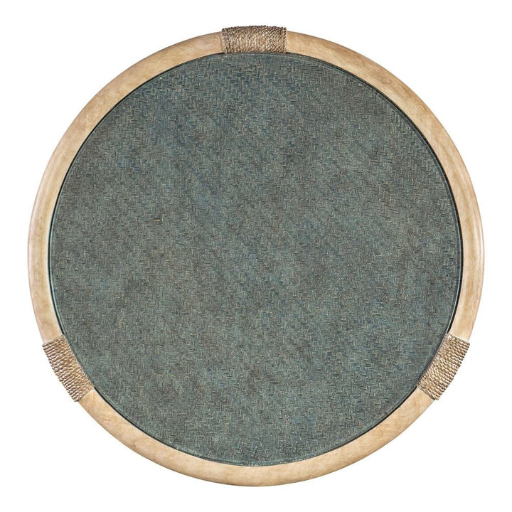 Side Tables Solace Raffia End Table - Blues