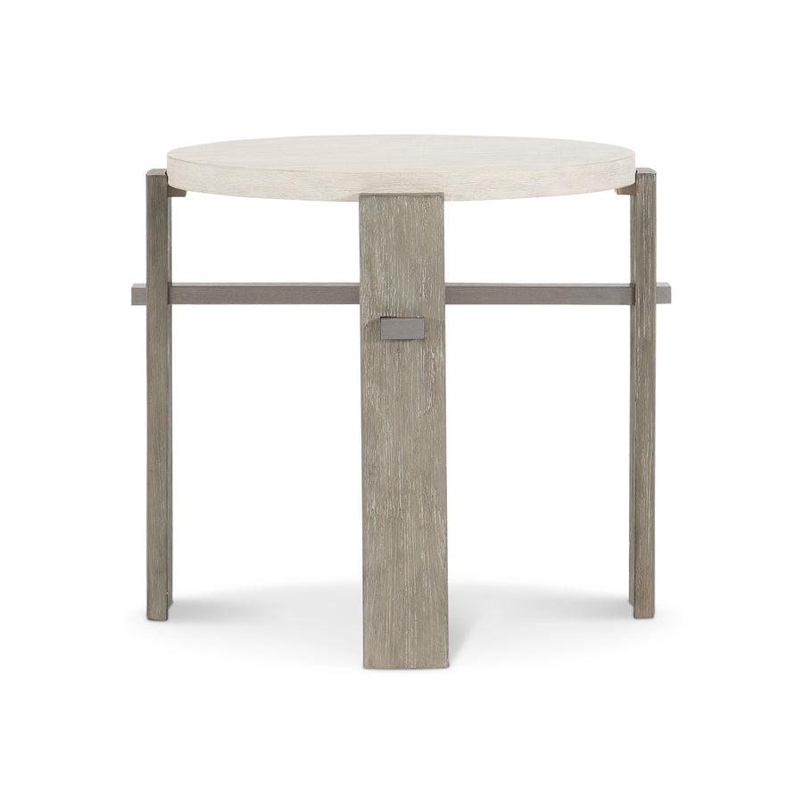 Foundations Round Side Table with Four Legs