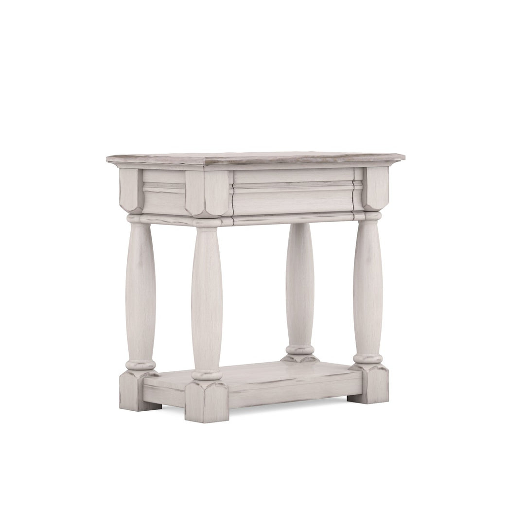 Alcove Night Table - White