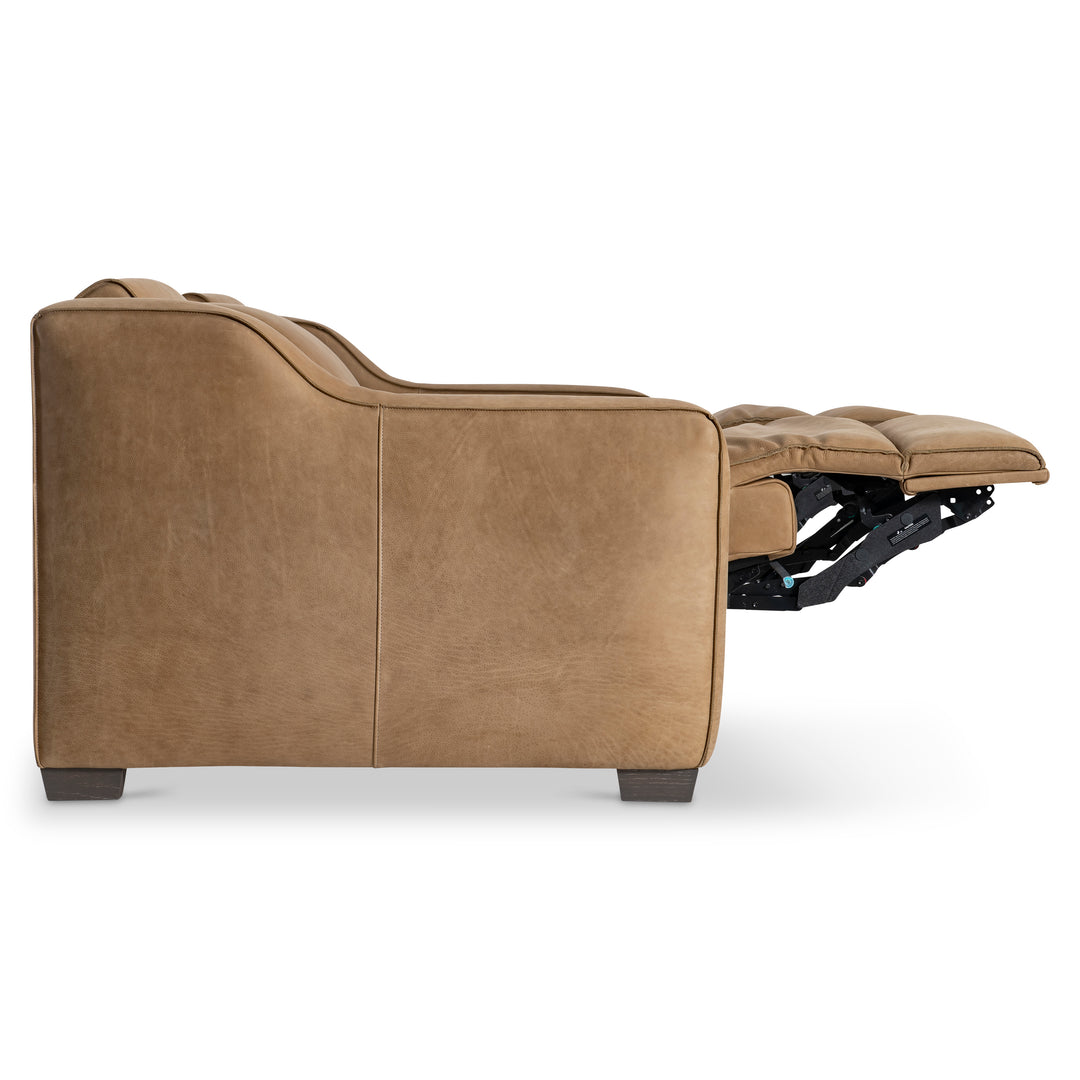 Flynn Leather Power Motion Sofa Recliner