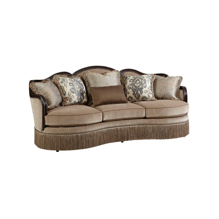 Giovanna Azure Sofa - Brown, Grey