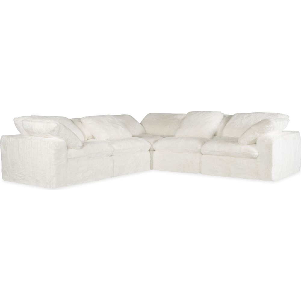 Sectionals Barefoot 5-Seat Sectional - White