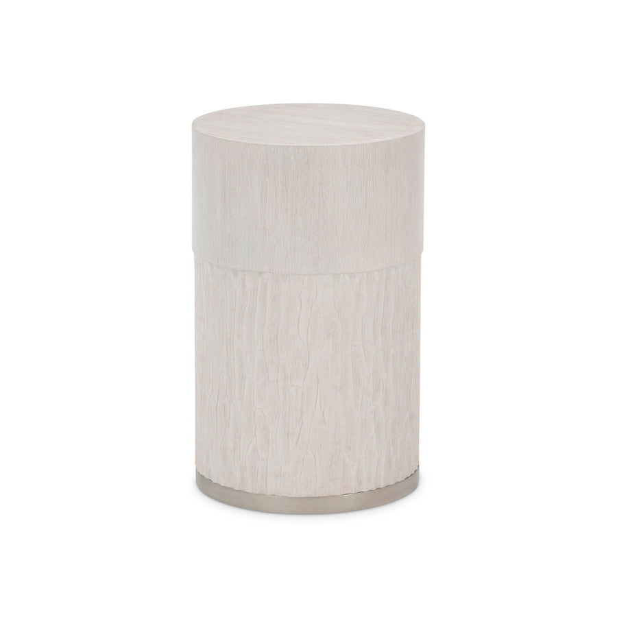 Solaria Wood Top Accent Table