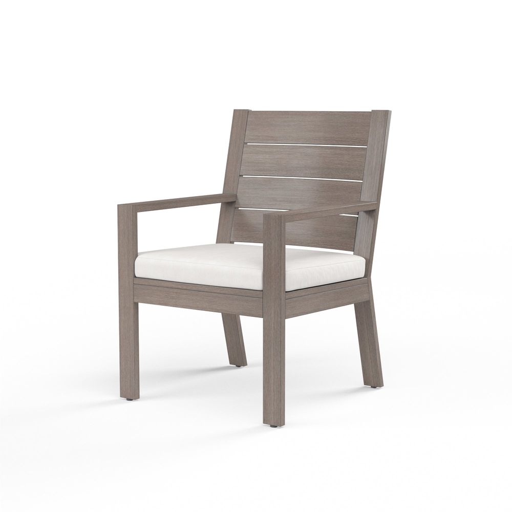 Outdoor Dining Chairs Laguna Dining Chair in Canvas Flax, No Welt