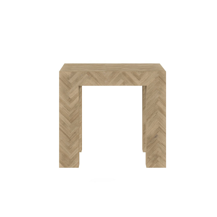 Garrison Square End Table - Brown