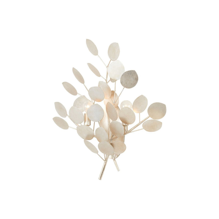 Lunaria Silver Wall Sconce