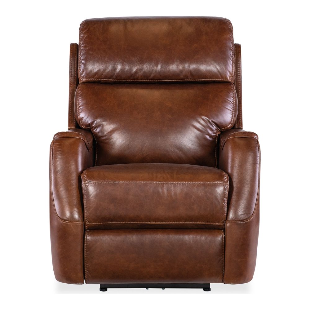 Lounge Chairs: Recliners Grayson Zero Gravity Power Recliner with Power Headrest - Brown