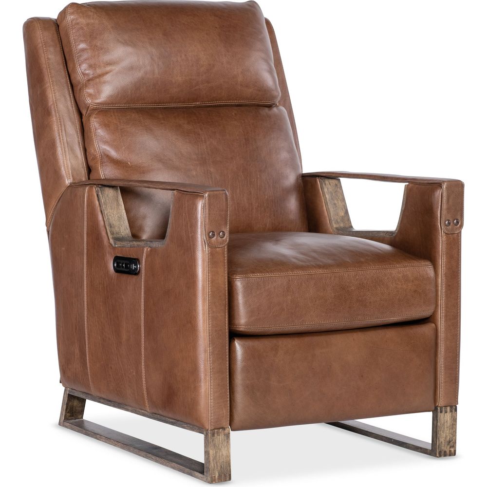 Lounge Chairs: Recliners Relic Power Recliner w/Power Headrest - Brown