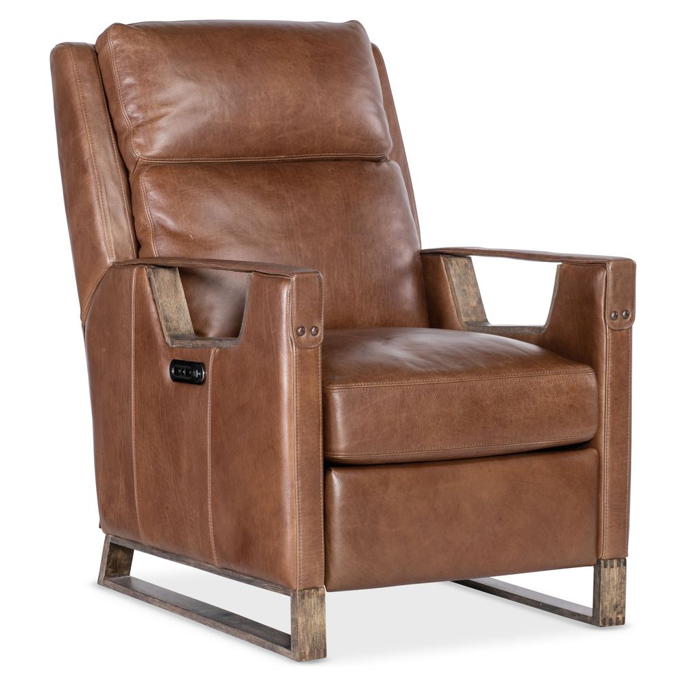 Lounge Chairs: Recliners Twilight Power Recliner w/Power Headrest - Brown