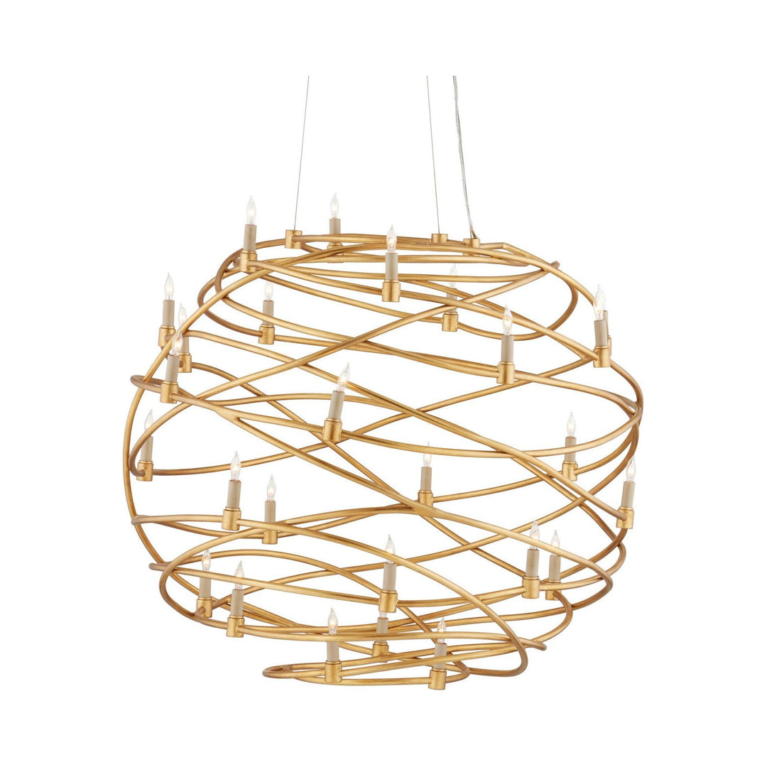 Franchette Gold Orb Chandelier