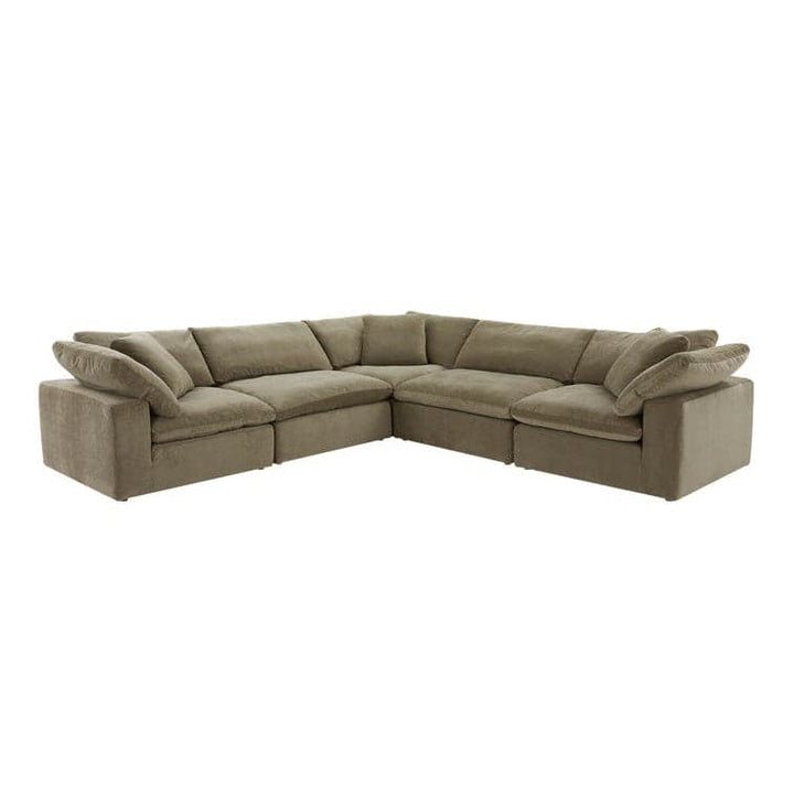 Clay Modular Sectional Set-Moes-MOE-YJ-1010-16-SectionalsDesert Sage-Classic L-18-France and Son