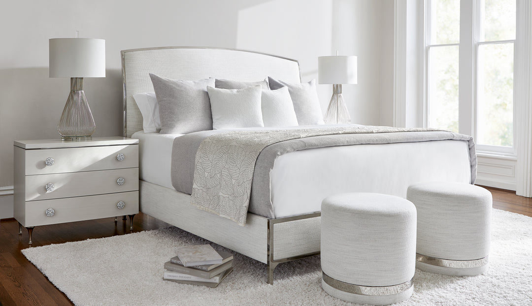 Silhouette Upholstered King Panel Bed