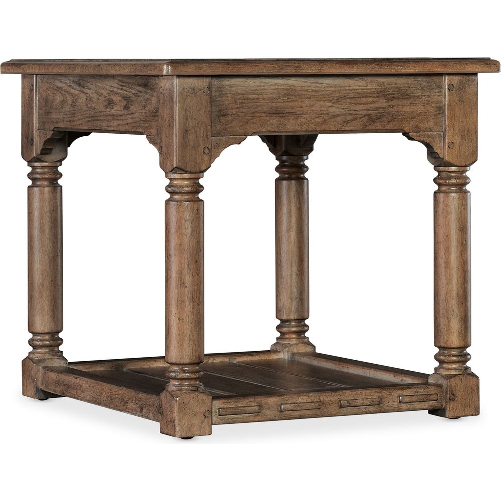 Americana End Table - Medium Wood