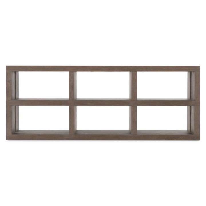 Outline Console Table with Shelves