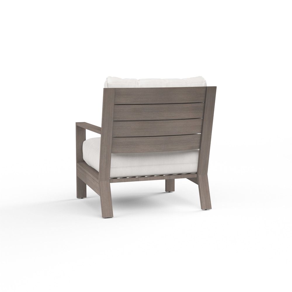 Outdoor Lounge Chairs Laguna Club Chair in Canvas Flax, No Welt