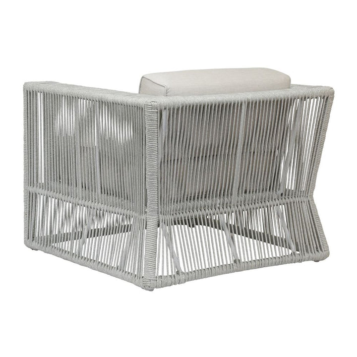 Outdoor Lounge Chairs Miami Club Chair in Echo Ash w/ Self Welt