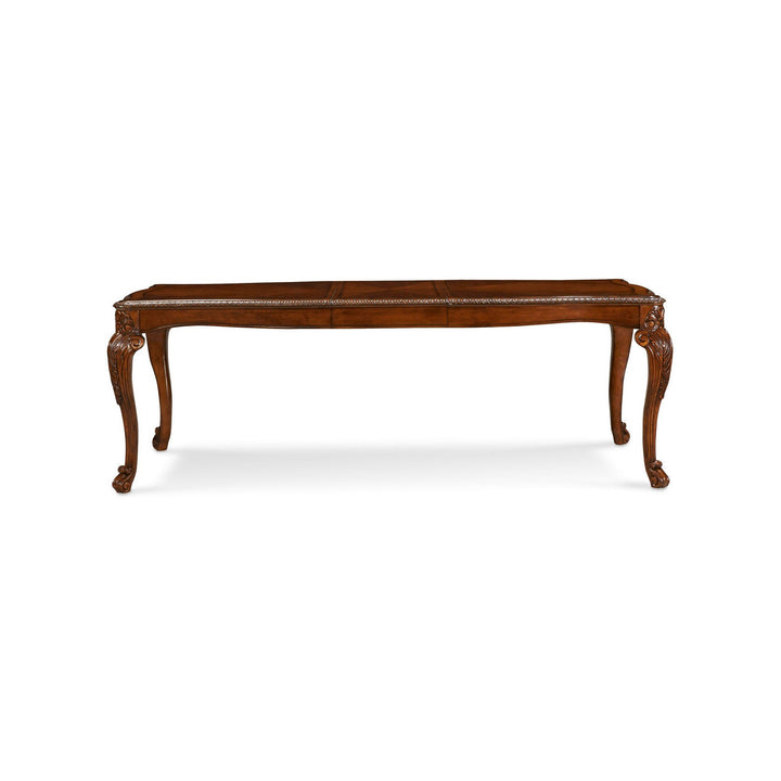 Old World Leg Dining Table - Brown