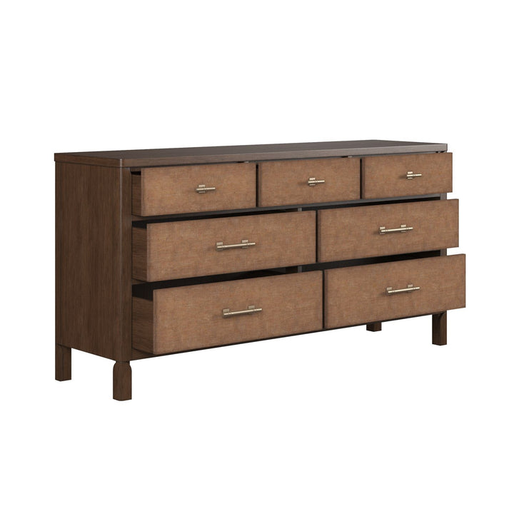Verge Woven Dresser — Handcrafted Walnut
