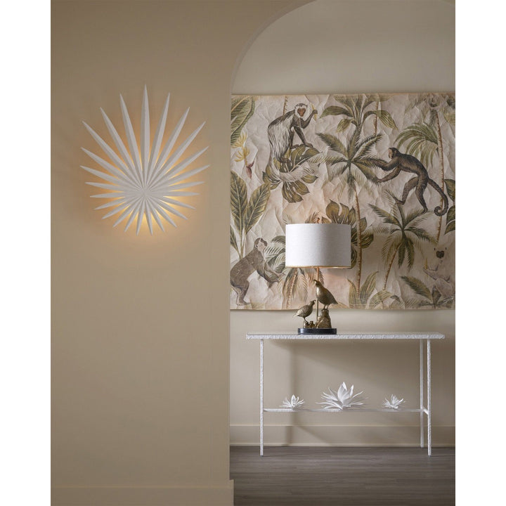 Bismarkia White Wall Sconce