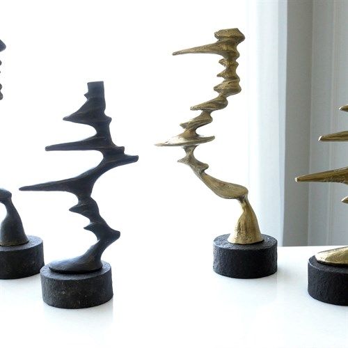 Wind Blown Sculpture-Bronze-Sm