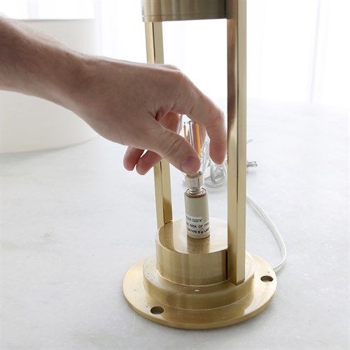 Alabaster Inner Light Lamp