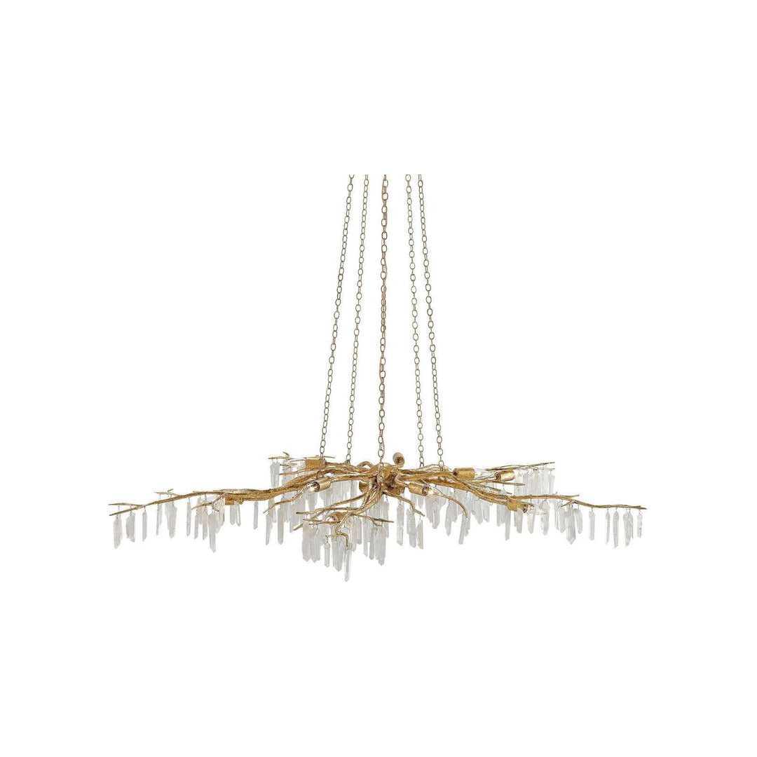 Forest Light Gold Chandelier