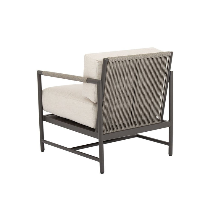 Outdoor Lounge Chairs Pietra Club Chair in Echo Ash, No Welt