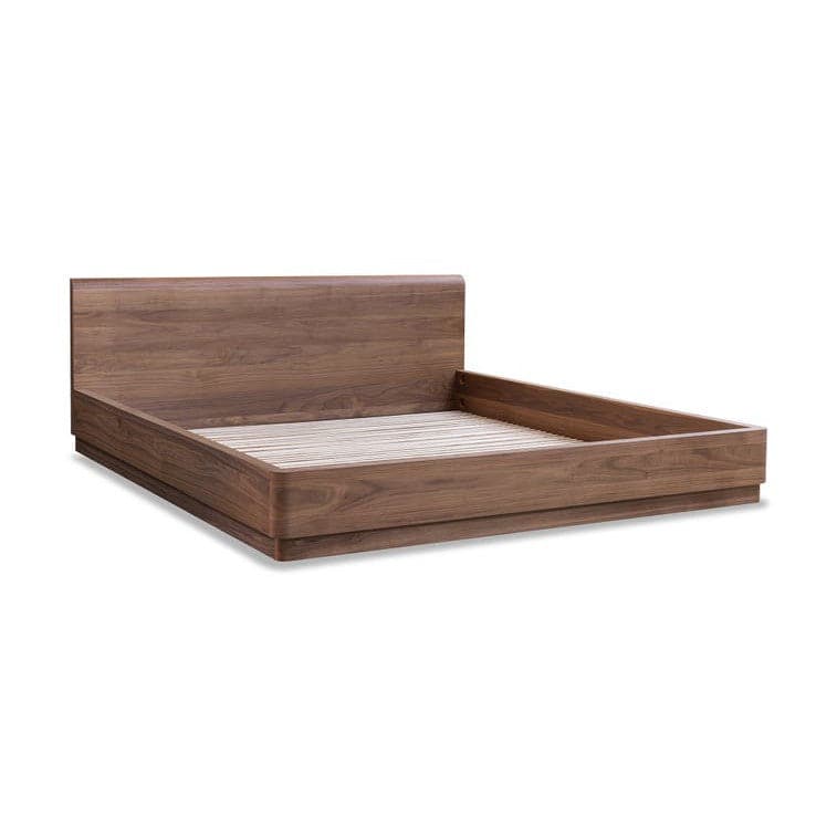 Round Off Bed-Moes-MOE-YR-1005-03-0-BedsQueen-Walnut-5-France and Son