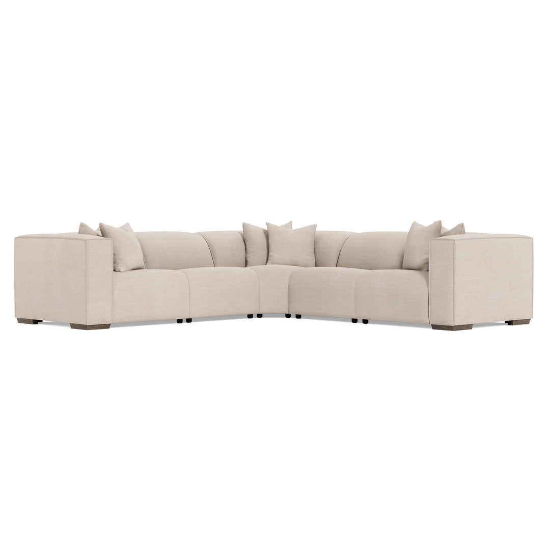 5 Piece Bliss Fabric Power Motion Sectional Recliner