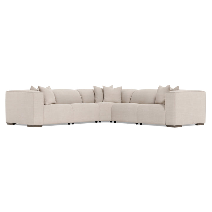 5 Piece Bliss Fabric Power Motion Sectional Recliner