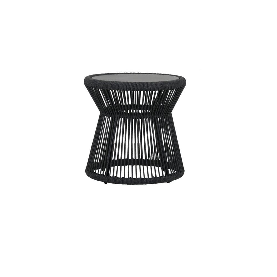 Outdoor Side Tables Milano End Table w/ 20" Honed Absolute Granite Insert Top