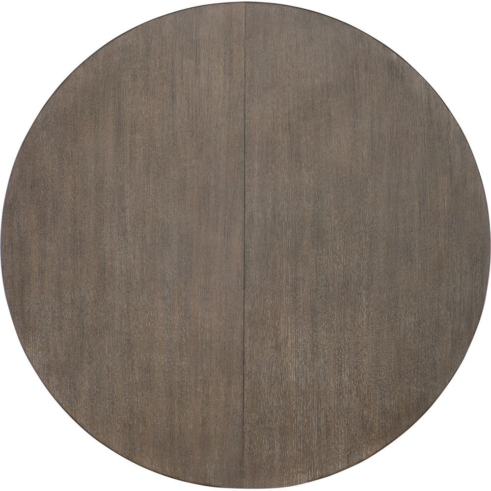 Dining Tables Modern Mood Round Dining Table with 1-18in Leaf - Dark Wood
