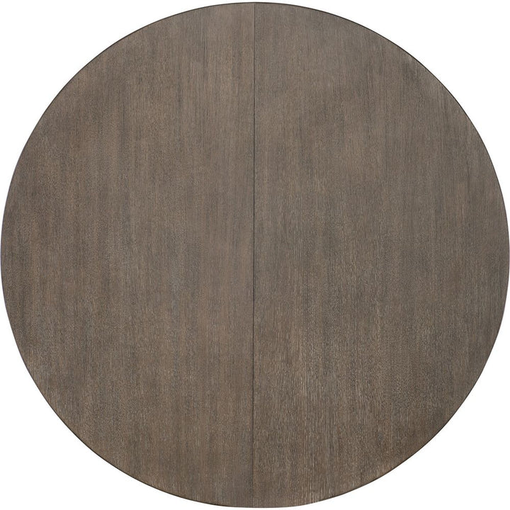 Dining Tables Pulse Round Dining Table with 1-18in Leaf - Dark Wood
