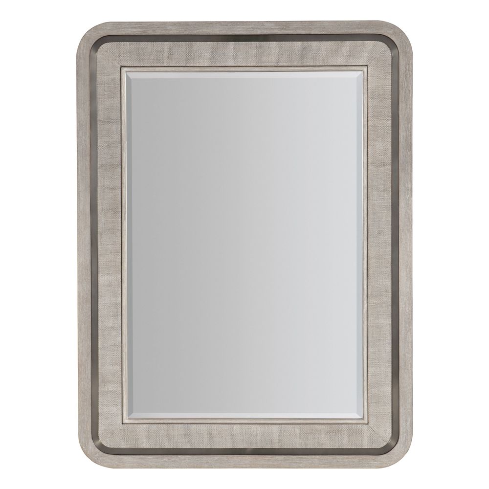 Wall Mirrors Pulse Raffia Landscape Mirror - Light Wood
