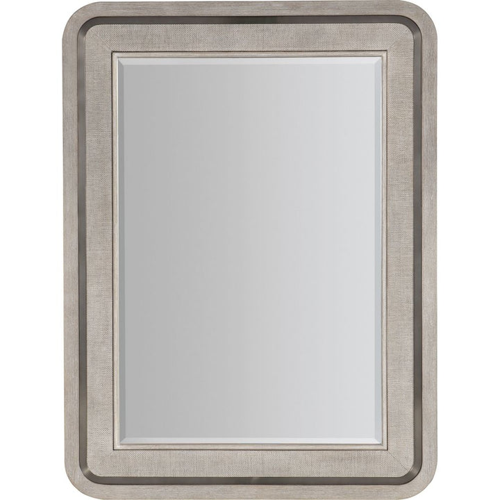 Wall Mirrors Modern Mood Raffia Landscape Mirror - Light Wood