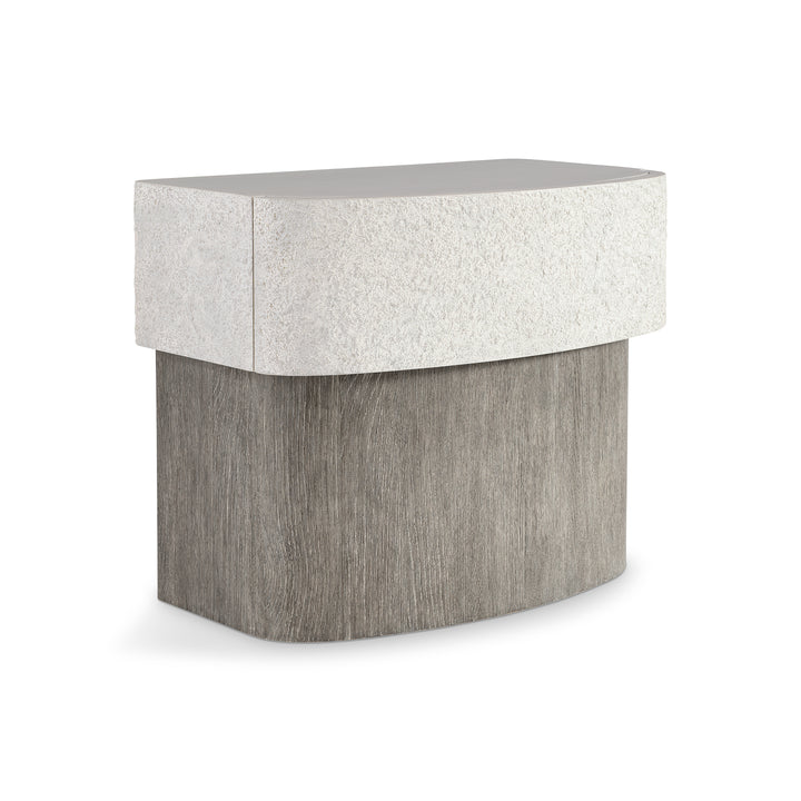 Monolith Faux Stone Nightstand