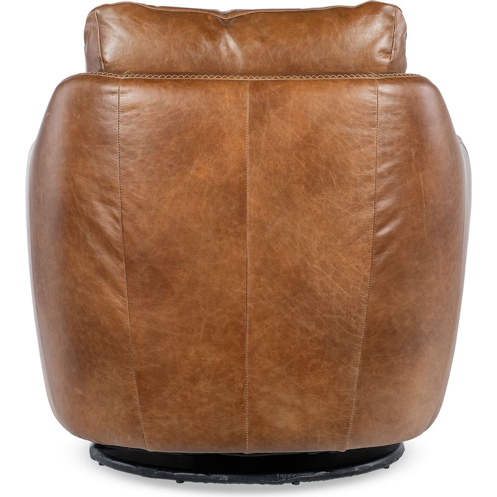 Beau Swivel w/Power Footrest - Brown