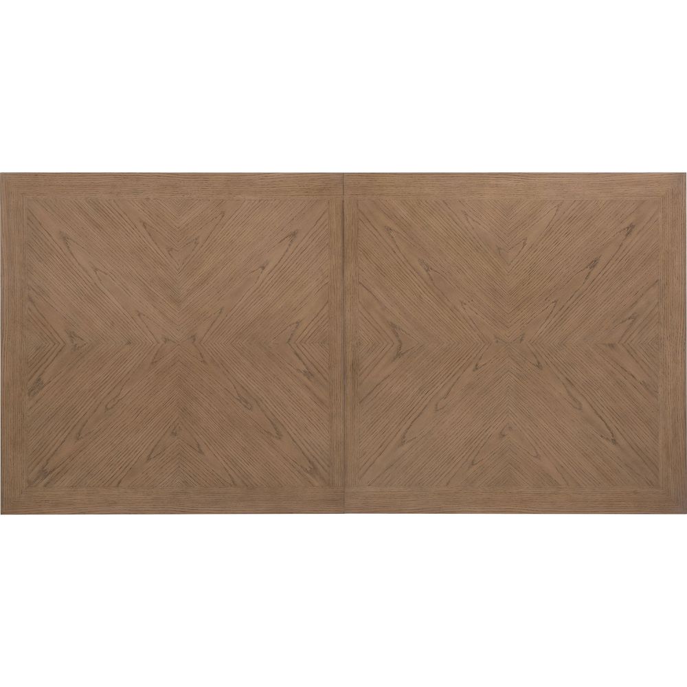 Ballad Rectangle Dining Table with One 18-inch Leaf - Medium Wood