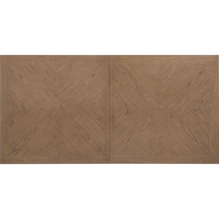 Ballad Rectangle Dining Table with One 18-inch Leaf - Medium Wood