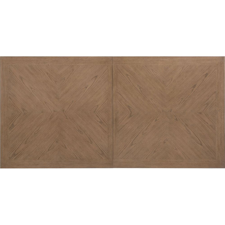 Sonnet Rectangle Dining Table with One 18-inch Leaf - Medium Wood