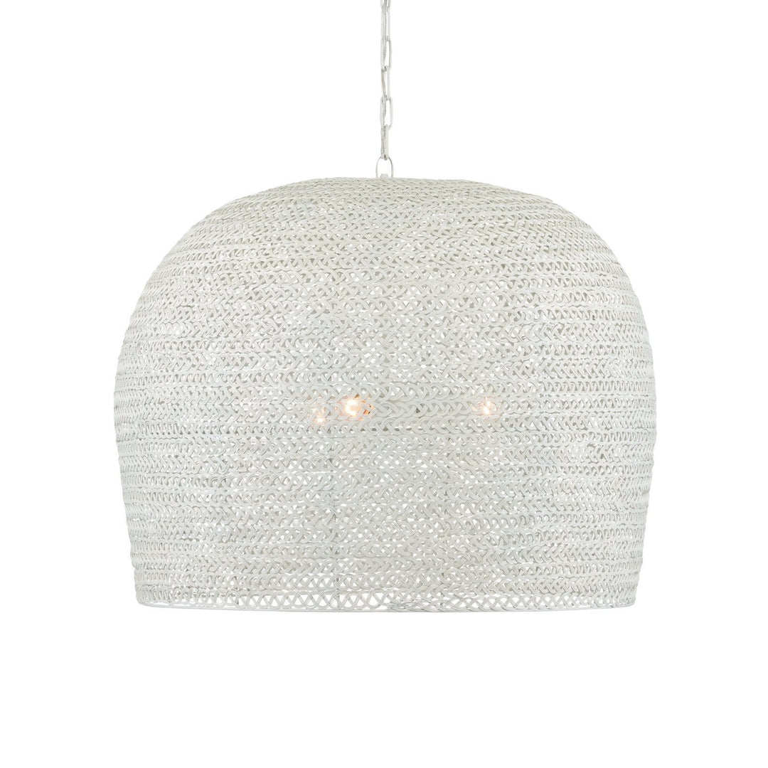 Piero Large White Chandelier